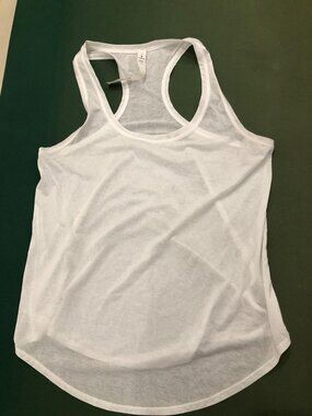 Lululemon Racerback Tank Top | White | Women's Size 4
